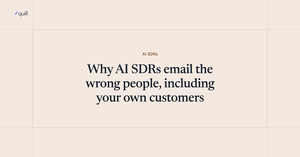 Why AI SDRs email the wrong people, including your own customers
