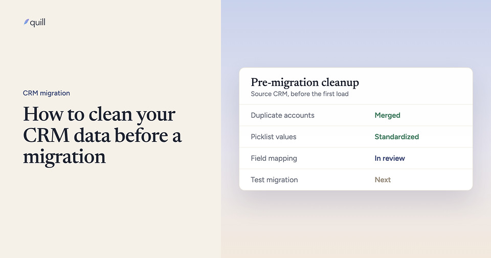 How to clean your CRM data before a migration