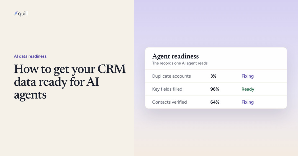 How to get your CRM data ready for AI agents